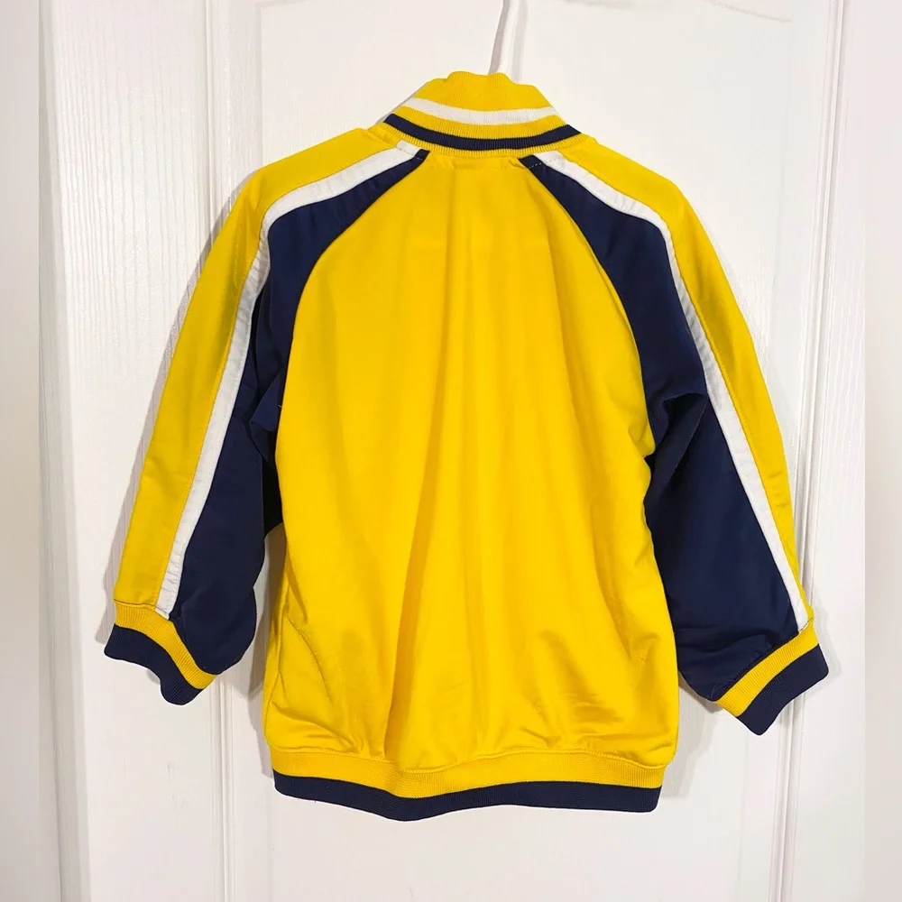 FILA Retro Track Jacket Yellow Navy White Boys 4